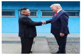 Trump in north korea