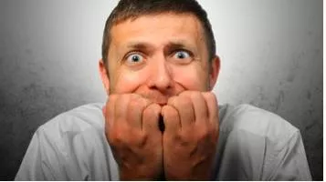 Petrified  - Meaning: overwhelmingly fearful.