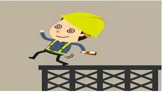 Faltering  - Meaning: losing strength or momentum; to move waveringly or hesitatingly.