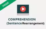 Sentence rearrangement problems