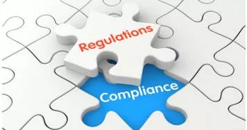 Compliance  - Meaning: the action or fact of complying with a wish or command.