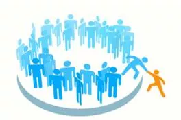Assimilate  - Meaning: absorb and integrate (people, ideas, or culture) into a wider society or culture.