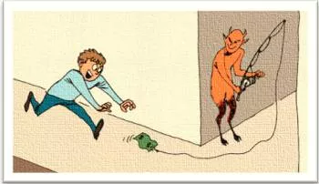 Temptation  - Meaning: the desire to do something, especially something wrong or unwise.