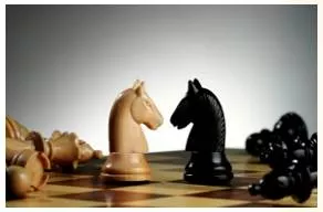 Adversary  - Meaning: one's opponent in a contest, conflict, or dispute.