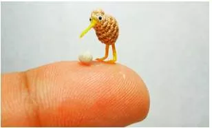Minuscule  - Meaning: extremely small; tiny.