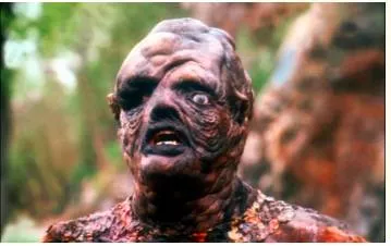Hideously  - Meaning: in an extremely ugly way.