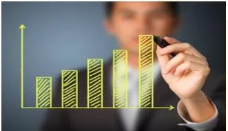 Accrue  - Meaning: to increase in number or amount over a period of time.