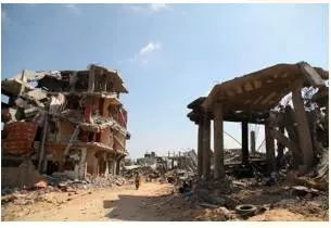 Ravage  - Meaning: cause severe and extensive damage to.