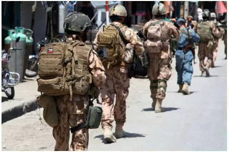 Pull-out - Meaning: an act of taking an army away from a particular place.