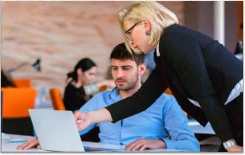 Oversee  - Meaning: supervise (a person or their work), especially in an official capacity.