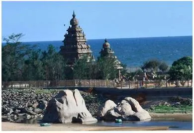 In mamallapuram  seeking the true north in ties