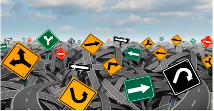 Disarray  - Meaning: the state of being confused and having no organization or of being untidy.
