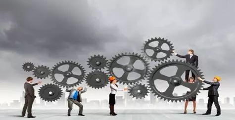 Well-oiled - Meaning: Working easily and effectively.