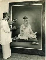 Tiruvalluvar is un > striped  un coloured  un ageing
