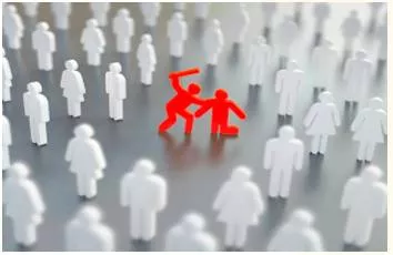 Bystander  - Meaning: A person who is present at an event or incident but does not take part.