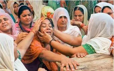 Inconsolable  - Meaning: (of a person or their grief) not able to be comforted or alleviated.