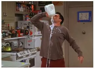 Guzzle  - Meaning: Eat or drink (something) greedily.