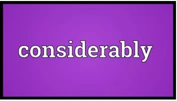 Materially - Meaning: In a clear and definite or important way.