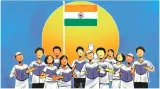 A small ‘feastie’ in a republic’s anniversary