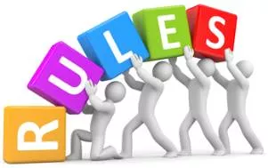 Compliant  - Meaning: In agreement with a set of rules.
