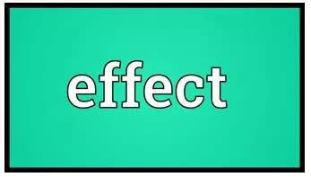 Implication  - Meaning-  A possible effect or result of an action or a decision.