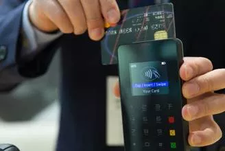 Square - Settle or pay (a bill or debt).