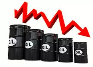 Oil’s rout  on fall in prices