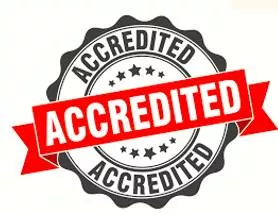 Accredited - Meaning- Officially recognized or authorized.