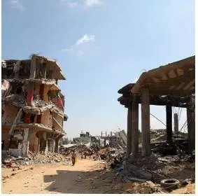 Ravage  - Meaning- Cause severe and extensive damage to.