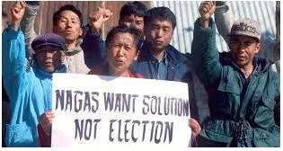 Talking tough  on the naga issue