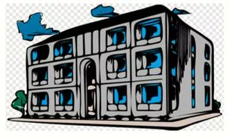 Condominium  - A building or complex of buildings containing a number of individually owned apartments or houses.