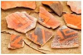Wedge  - An object or piece of something.