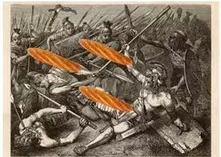 Decimation  - The act of severely damaging something or making something much weaker.