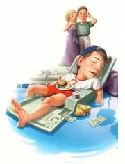 Squander  - To waste money, time, etc. in a stupid or careless way.