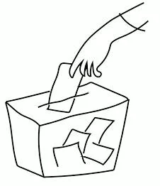 Suffrage - The right to vote in political elections.