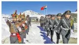 Terms of disengagement  on india china standoff