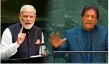 Two speeches  on modi and imran speeches at unga