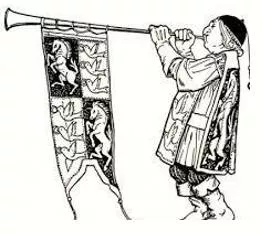 Herald  - To say in public that somebody/something is good or important.