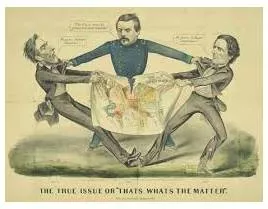 Secede  - To officially leave a larger state or organization of states and become independent.