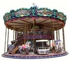 Carousel  - A merry-go-round at a fair.