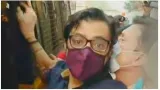 Arresting arnab  on maharashtra police action