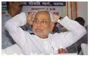 Weak at the top  on nitish kumar