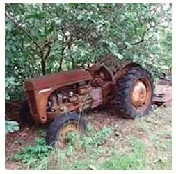 Decrepit  - Worn out or ruined because of age or neglect.