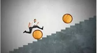 Romp  - Proceed without effort to achieve something.