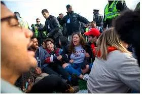 Gaggle  - A disorderly group of people.