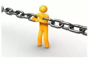 Constrain  - Severely restrict the scope, extent, or activity of.