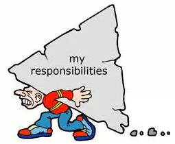Onus  - The responsibility for something.