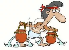 Drudgery  - Hard menial or dull work.