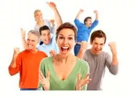 Ebullient  - Cheerful and full of energy.