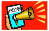 Freedom and security  on social media platforms operating in india